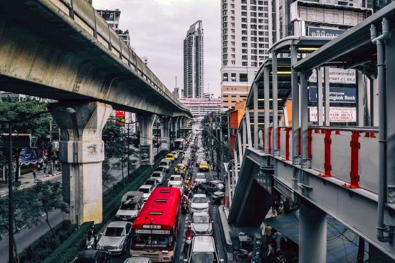 Promet v Bangkoku na Tajskem